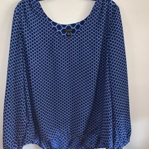 Anne Klein honeycomb blouse